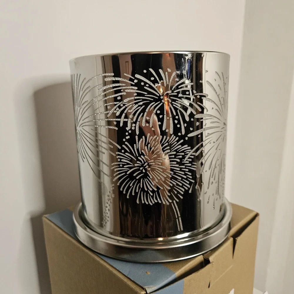 Partylite Enchanted Celebration Silver Candle Holder P 91341 NIB Retired 250th - Picture 1 of 11
